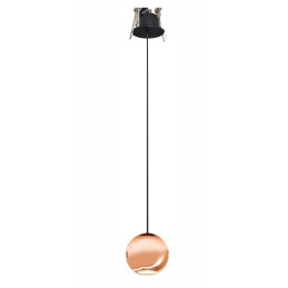 BORA SUSPENSION  für Hohldecke gold rosa 8,5W 220-240V 36º 2.700K 530Lm