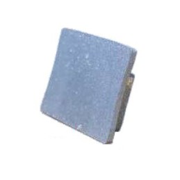 Endkappe für Eco E15 Ohne KabellochMaterial: Zame Farbe: Grau